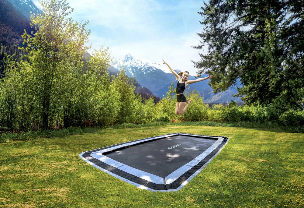 Sådan installerer du en nedgravet trampolin