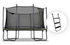 Rectangular | Black 4,6 m x 3,1 m Trampolin + Stige